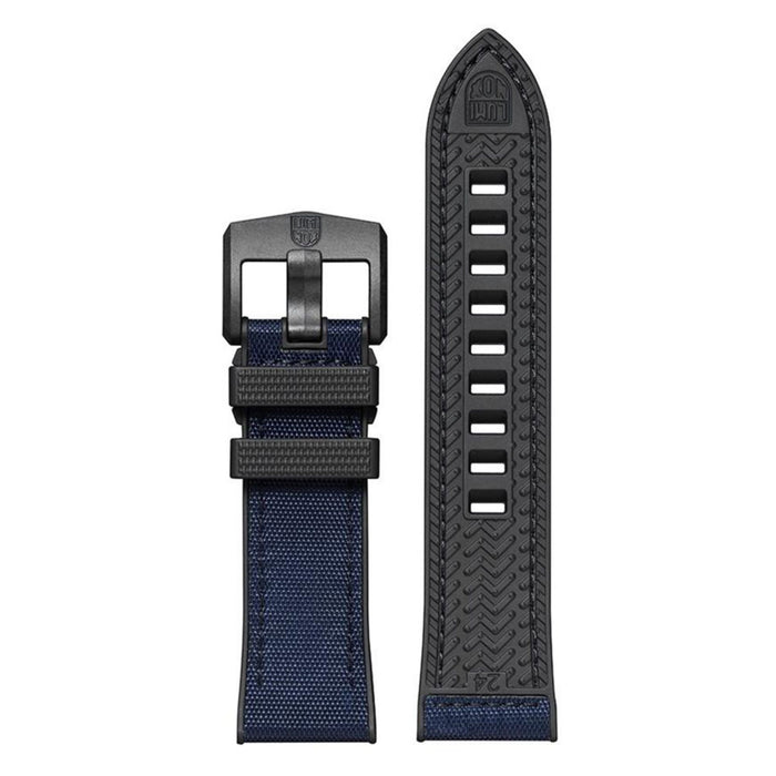 Luminox Men's 1000 ICE-SAR Series Black & Navy Blue Rubber Watch Band - FPX.2404.24B.K