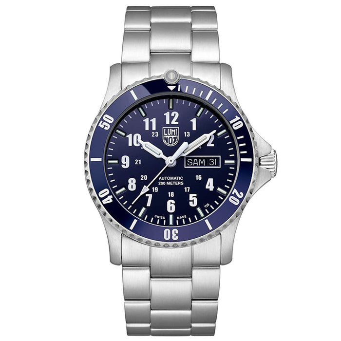 Luminox Men's Blue Dial Silver Band Stainless Steel Automatic Watch - XS.0924