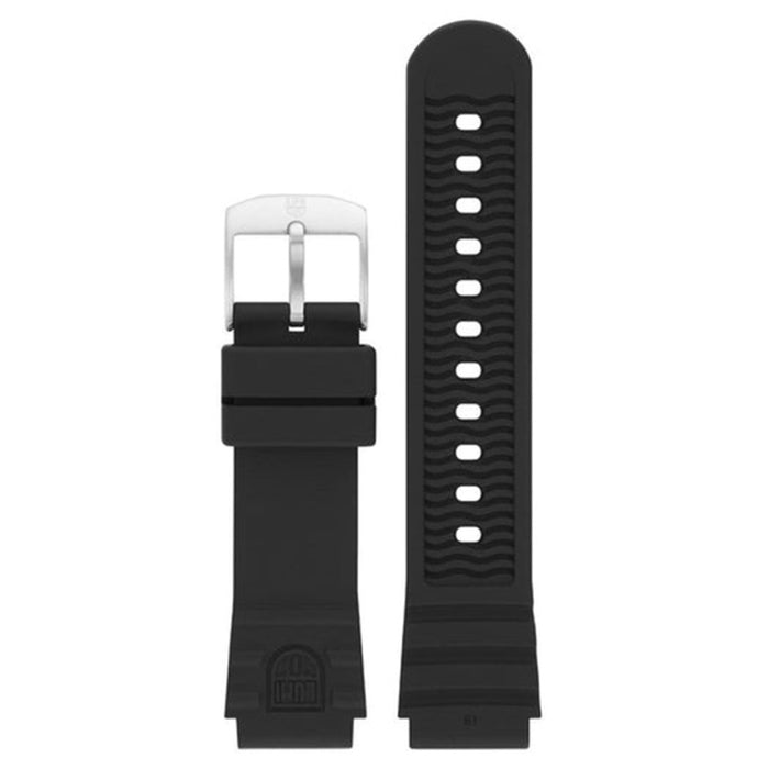 Luminox PU Black Genuine Rubber Watch Band - FPX.1901.21B.K