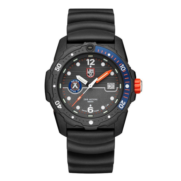 Luminox Men's Limited Edition Bear Grylls Survival SEA 3720 Series Black Rubber Band Black Dial Quartz Analog Watch - XB.3723