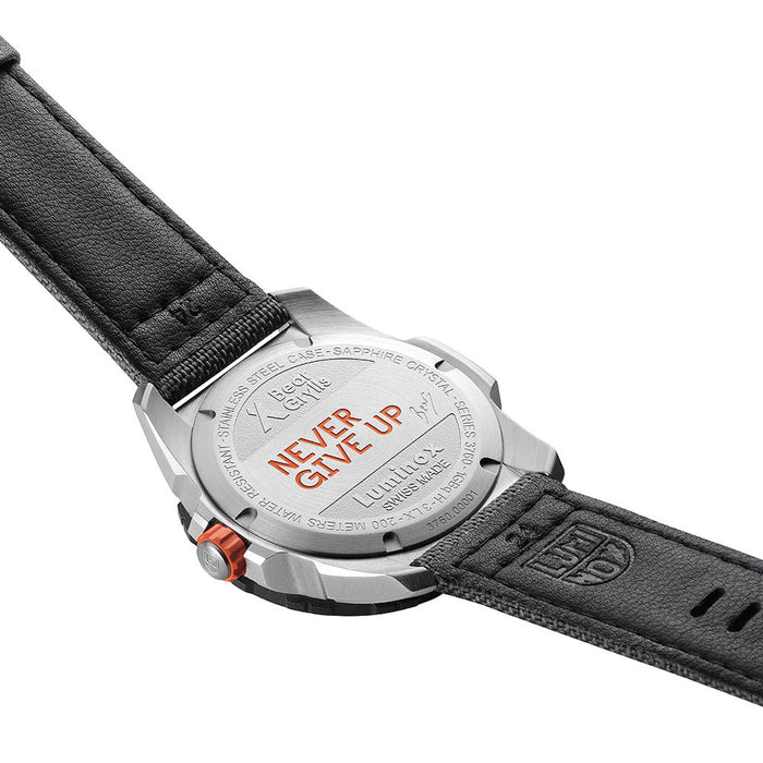 Luminox Men's Bear Grylls Air Series Silver Dial Black Band Swiss Watch - XB.3761