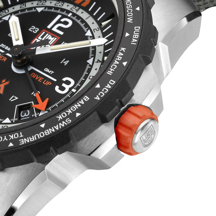 Luminox Men's Bear Grylls Air Series Silver Dial Black Band Swiss Watch - XB.3761