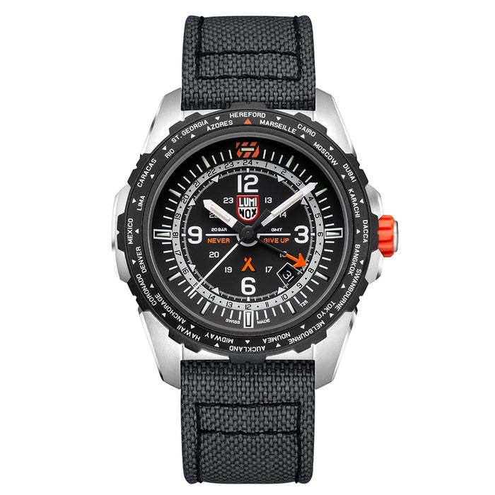 Luminox Men's Bear Grylls Air Series Silver Dial Black Band Swiss Watch - XB.3761