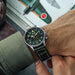 AVI-8 Men's Green Dial Leather Band Dual Watches | WatchCo.com
