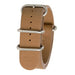 Bertucci Mens E-Type G-10 Tan Calf Leather 22mm British Watch Band - B-203NL - WatchCo.com