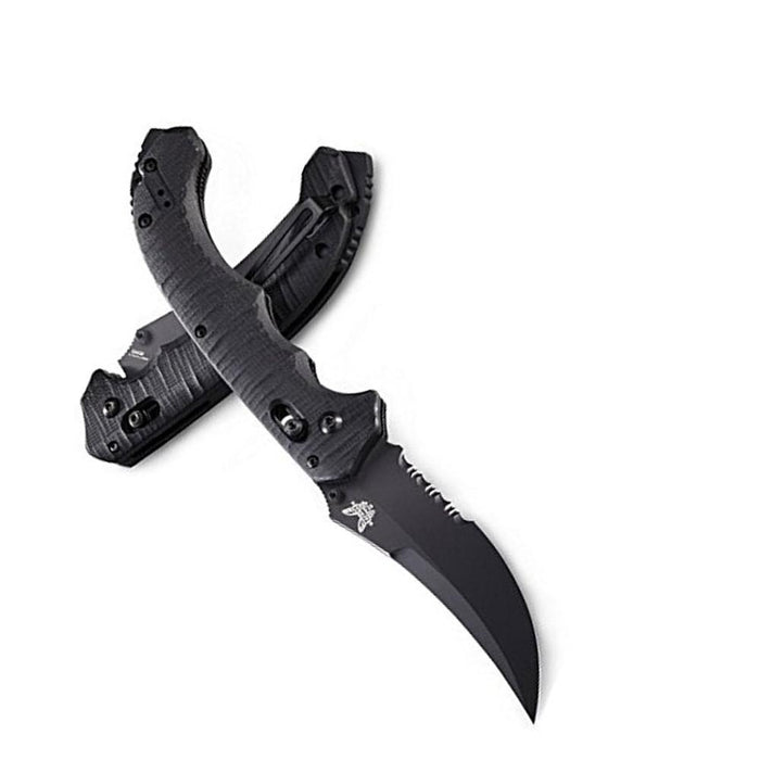Benchmade BKC Bedlam Axis Folding Black Combo Blade G10 Handle Knives - BM-860SBK - WatchCo.com