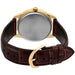 Casio Mens Gold Dial Analog Leather B. Watch — WatchCo.com