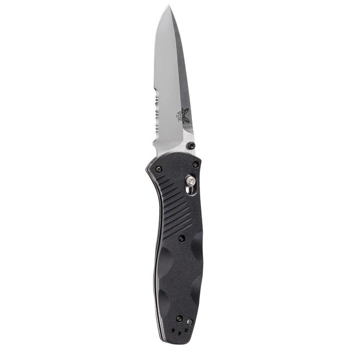 Benchmade OSBORNE BARRAGE DR PT Axs ASST Stud Satin Blade Plain Drop-point knife -BM-580S - WatchCo.com