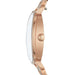 Fossil Idealist Mens Rose Stainless Steel Band Gold-Tone Dial Watch - ES4195 - WatchCo.com