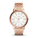 Fossil Gazer Multifunction Mens Rose Gold-Tone Stainless Steel Band Silver Dial Watch - ES4246 - WatchCo.com