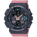 Casio Womens G-Shock Pink Resin Strap Black Analog-Digital Dial Quartz Watch - GMAS140-4A - WatchCo.com