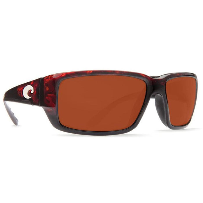 Costa Del Mar Mens Fantail Tortoise Frame Copper Polarized Lens Sunglasses - TF10OCGLP - WatchCo.com