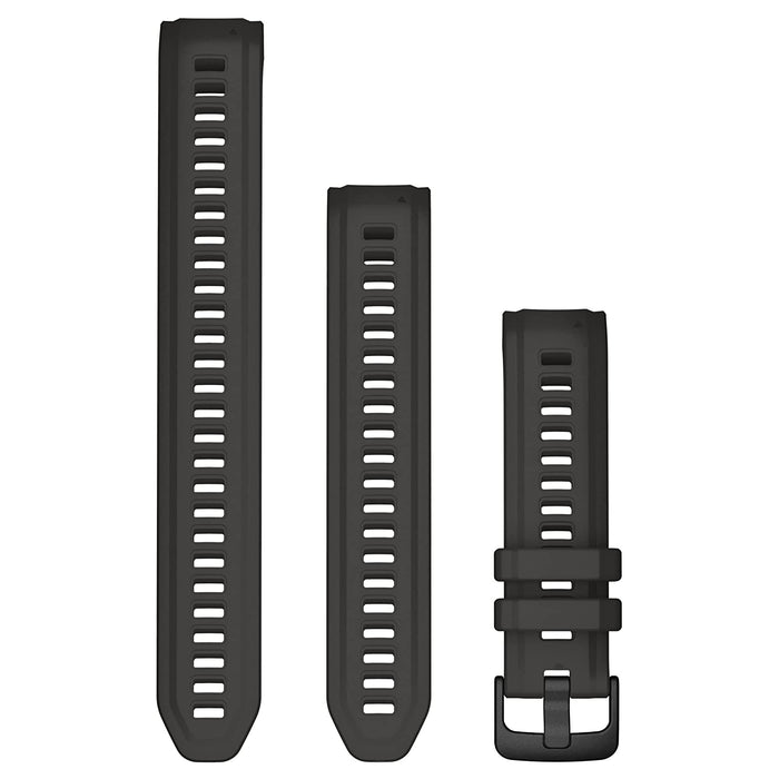 Garmin Graphite Silicone One Size 20 match Bands | WatchCo.com