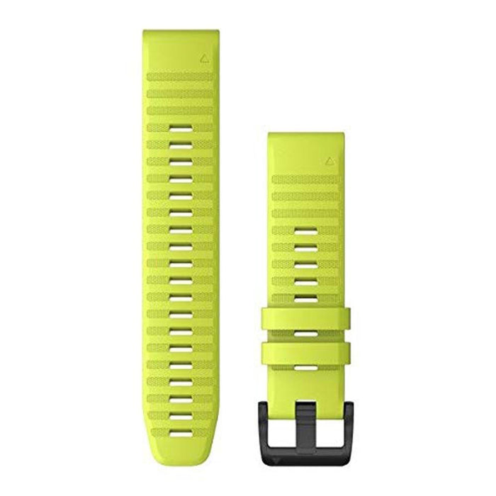 Garmin Quick Fit Unisex Amp Yellow Silicone Watch Bands | WatchCo.com