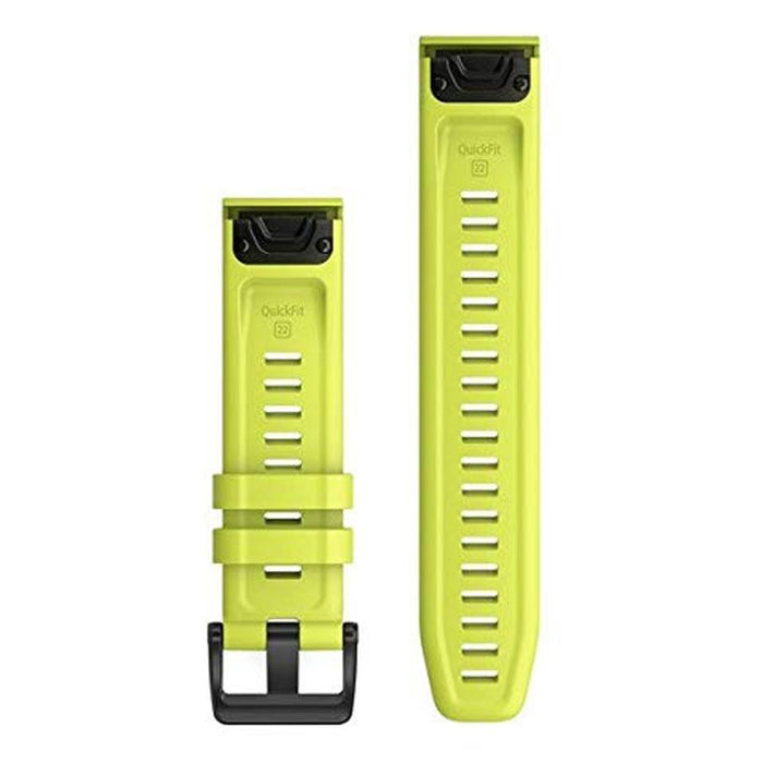 Garmin Quick Fit Unisex Amp Yellow Silicone Watch Bands | WatchCo.com