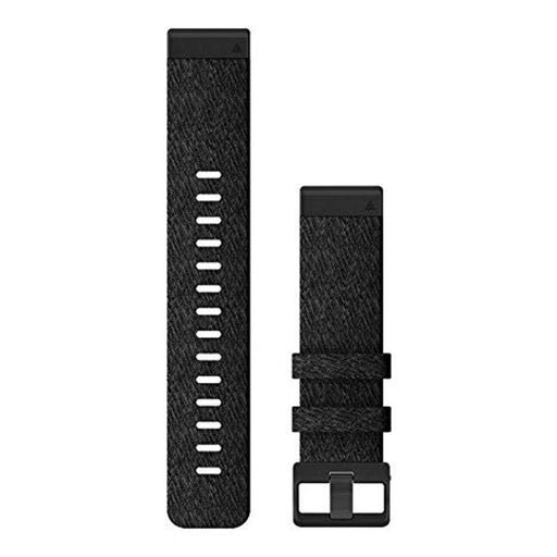 Garmin Quick Fit Unisex Heathered Black Nylon Watch Bands | WatchCo.com