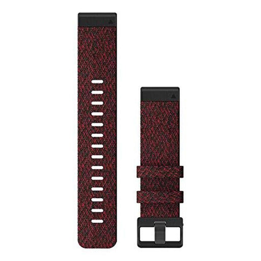 Garmin Quick Fit Unisex Heathered Red Nylon Watch Bands | WatchCo.com