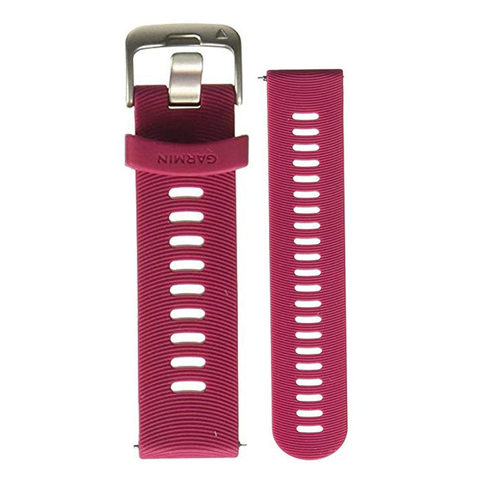 Garmin Quick Release Silicone Cerise 20mm Watch Bands | WatchCo.com