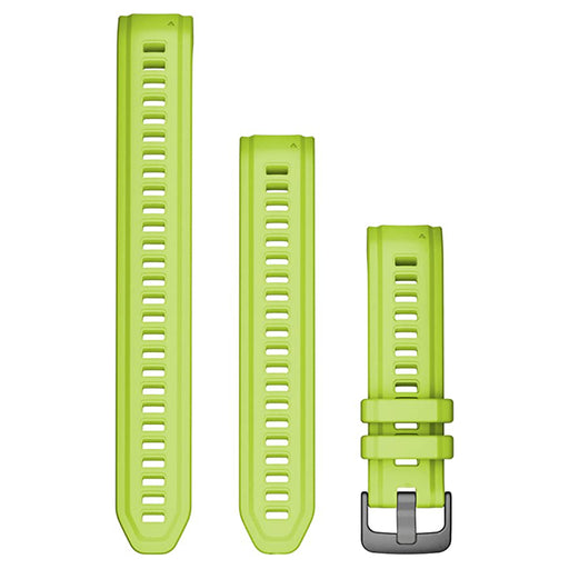Garmin Unisex Electric Lime 20mm Silicone Watch Bands | WatchCo.com
