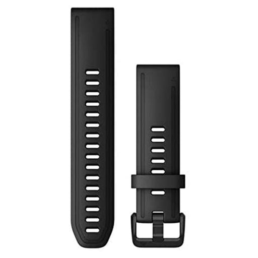 Garmin Unisex Quickfit Black Silicone Watch Band Watch Bands | WatchCo.com