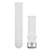 Garmin Unisex White Silicone One Size Quick Watch Bands | WatchCo.com