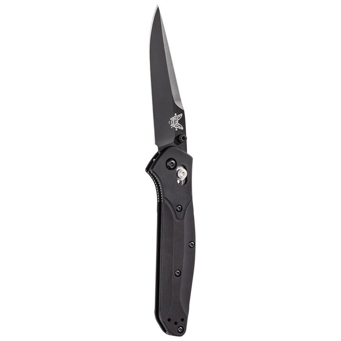 Benchmade Osborne Clip Axs Plain Blade Black Anodized Aluminum Clip-Point knife - BM-943BK - WatchCo.com