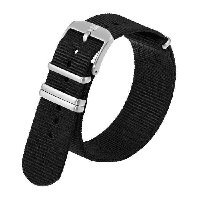 Luminox Men's Black Webbing NATO Strap Stainless Watch Bands | WatchCo.com