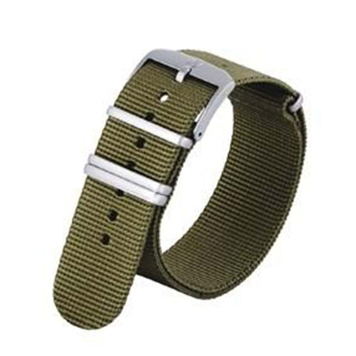 Luminox Men's Green Webbing NATO Nylon Strap Watch Bands | WatchCo.com