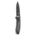 Benchmade Boost Axs Plain Blade Drop-point Coated knife - BM-590BK - WatchCo.com