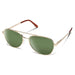 Suncloud Men's Gold Frame Grey Green Lens Sunglasses | WatchCo.com