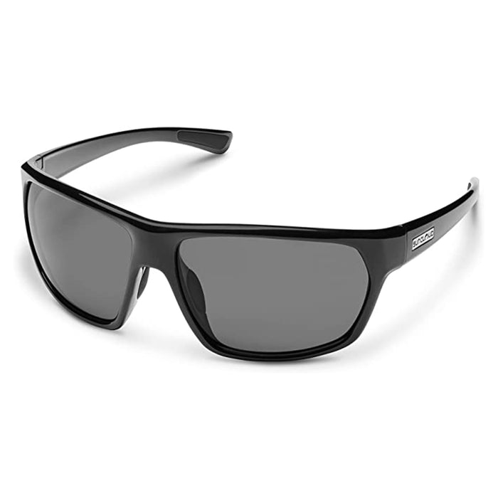 Suncloud Unisex Black Frame Grey Lens Polarized Sunglasses | WatchCo.com