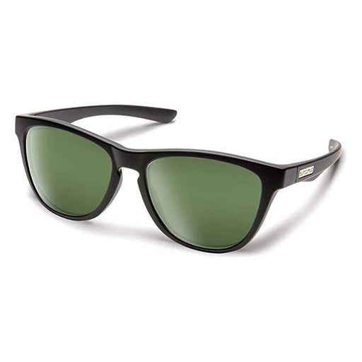 Suncloud Unisex Matte Black Frame Grey Green Sunglasses | WatchCo.com