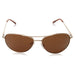 Suncloud Women's Gold Frame Brown Lens Polarized Sunglasses | WatchCo.com