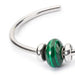 Trollbeads 925 Green Malachite Stone Bead Bangle Sterling Silver Bracelet - TAGBO-00128 - WatchCo.com