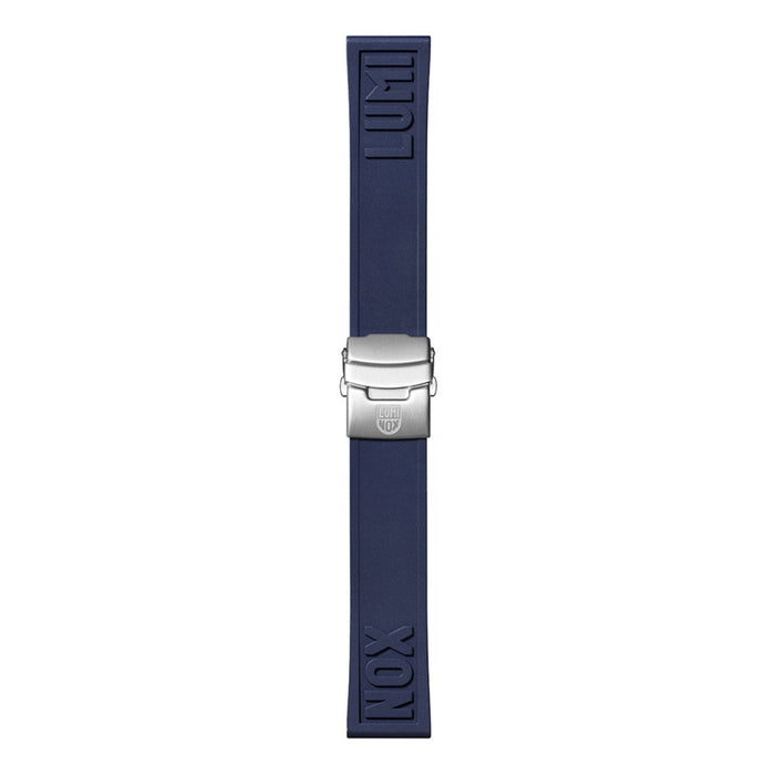 Luminox Men's Navy Blue Rubber Cut-To-Fit Watch Strap - FPX.2406.40Q.K