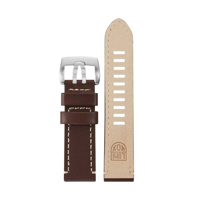 Luminox Men's 1801 Field Series Brown & Beige Leather Strap Stainless Steel Buckle Watch Band - FEX.1800.70Q.K