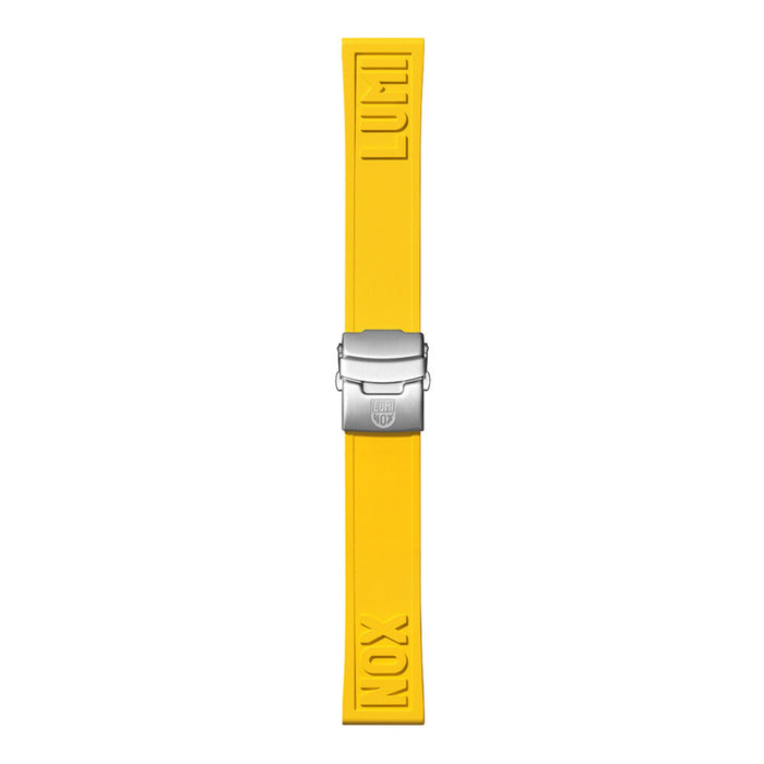 Luminox Mens Yellow Rubber Cut-To-Fit Watch Strap - FPX.2406.50Q.K