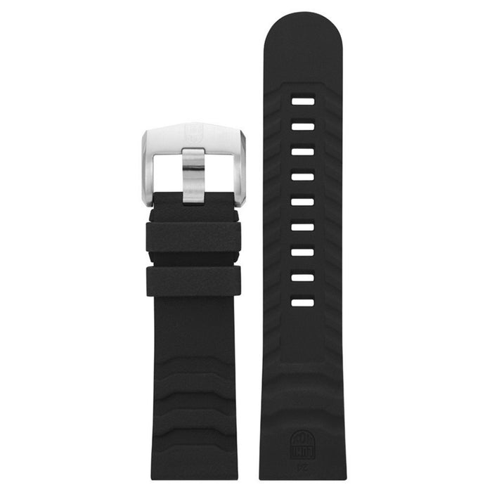 Luminox Men's Carbon SEAL Series Dark Grey Rubber Watch Band - FPX.3800.80Q.K