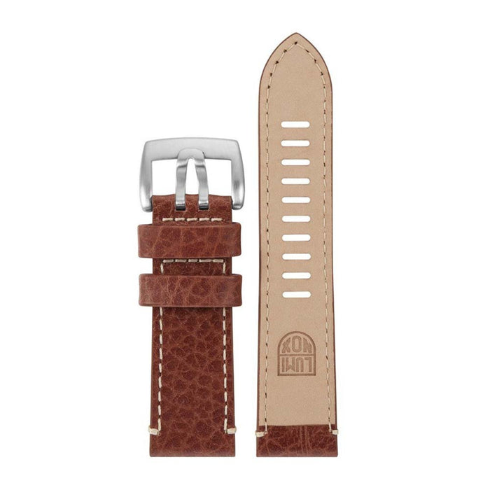 Luminox Men's 1869 Field Series Brown & White Leather Strap Stainless Steel Buckle Watch Band - FEX.1860.70Q.K